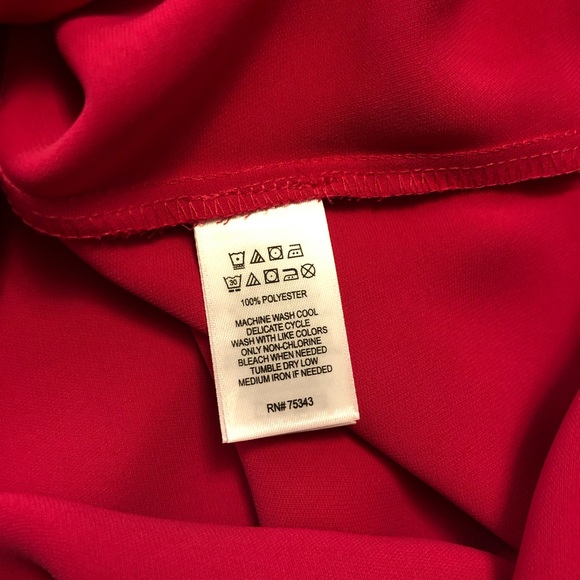 Adrienne Vittadini hot pink shirt dress Size 4 - Picture 4 of 4